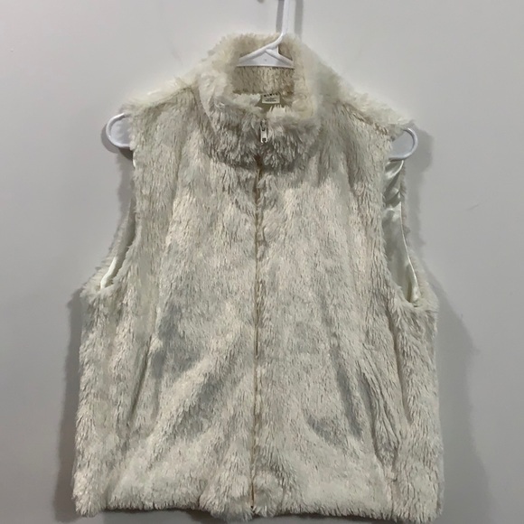 Women’s Mixit Faux Fur Best with zipper and 2 pockets size L, good condition - Picture 1 of 5